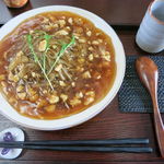 蕎麦cafe もなてしお - そぼろあんかけそば