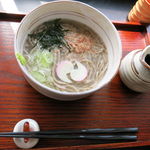 蕎麦cafe もなてしお - 釜揚げそば