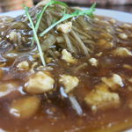 蕎麦cafe もなてしお - そぼろあんかけそばアップ