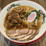 Menya Hishio - 肉入り醤油ラーメン