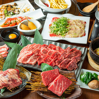 厳選した上質なお肉が食べ放題！！サイドメニューも豊富です♪