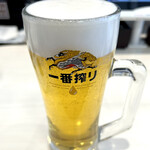 魚べい - 一番搾り生ビール¥550