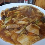 らーめん北彩 - あんかけ焼きそば醤油味880円