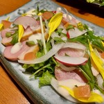 創作和食と厳選地酒 辻政 - 鴨の薫製