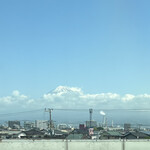 Negiyaki Yamamoto - おまかせ。新幹線からの風景