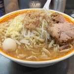 えどもんど - 【再訪】ラーメン豚1枚(ニンニク,アブラ増し)