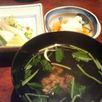 五代目 野田岩 麻布飯倉本店 - 丼や重にはこちらが付きます。
