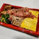 Noukano Musuko - きのこご飯と卵焼き弁当(698円)です。