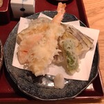 手打そば風來蕎 - 天ぷら