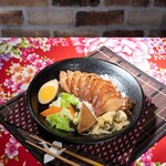 蜜汁叉燒飯セット (チャーシューハンセット)