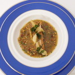 トゥールダルジャン - ルージュバルベのポワレ　チョリソーソース　アーティチョークと共に