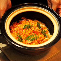 Cuisine SHINGO 日本橋 - 桜海老　筍　釜飯