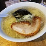 塩そば専門店 桑ばら - 魚介鴨脂の塩と本鮪ネギトロ丼の定食