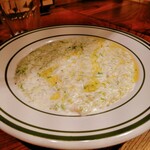 立飲・ビストロシン サンテ - ふきのとうクリームリゾット