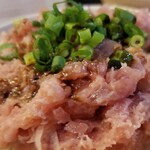 塩そば専門店 桑ばら - 魚介鴨脂の塩と本鮪ネギトロ丼の定食