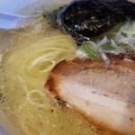 塩そば専門店 桑ばら - 魚介鴨脂の塩と本鮪ネギトロ丼の定食