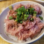 塩そば専門店 桑ばら - 魚介鴨脂の塩と本鮪ネギトロ丼の定食