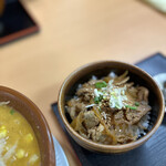 Menya Kita Touma - ミニ豚焼丼