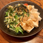 Pontochou Yasohachi - 京豆腐と水菜のサラダ 800円