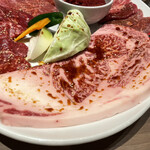 コウゴ牧場直営　焼肉大黒や - 贅沢セットの肉