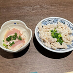 タンテール富士 - 突き出し + 酢もつ