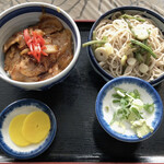 そば処一茶 - 「豚丼セット（冷そば）」970円→900円