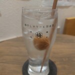 梅干しサワーと日本酒 - 