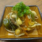 梅干しサワーと日本酒 - 