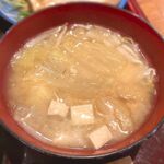 さくら本店 - (ﾗﾝﾁ)さくら定食 具だくさん味噌汁　2023.4.26