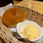 コメダ珈琲店 - 無料モーニング(ローブパン&手作りたまごペースト&バタートッピング)