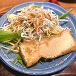 さくら本店 - (ﾗﾝﾁ)さくら定食 小鉢：しらすサラダ　2023.4.26