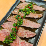 焼肉しみず - ネギ塩かるび