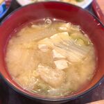 さくら本店 - (ﾗﾝﾁ)さくら定食 具だくさん味噌汁　2023.4.14
