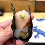 鮨旬美西川 - ⑧雲丹烏賊（スペシャリテ）