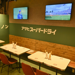 スタジアムを身近に感じるこだわりの空間