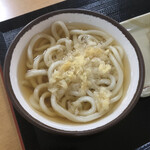 さか枝うどん - かけ天かすのせ