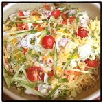 七渦路 - サラダうどんがなんかすごい