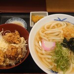 Daifukuudon - からあげ3つ　うどんは大盛り