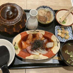 Sushi To Oden Ando - 本日の漬け定食(並)@1,200円