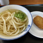 手打麺や 大島 - 2023年5月はコロッケだけ。