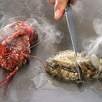 ●プレミアムランチコース●月替わりのA5ランク銘柄牛│活伊勢海老│鮑