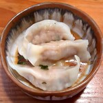 中華そば 陽なた - 水餃子3ケ＠250円