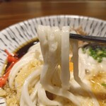 鶴うどん - 山かけ(麺リフト)