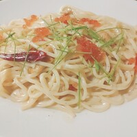 クッチーナ イタリアーナ アリア 六本木 - うにといくらのクリームパスタ(1,500円+大盛り300円) クッチーナ イタリアーナ アリア 六本木 - うにといくらのクリームパスタ(1,500円+大盛り300円)