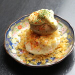居酒屋 武蔵 - 手作り煮卵のポテトサラダ