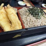 Sobadokoro Hoshizen - いか天ざる蕎麦大盛