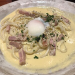 あんぷく - 名物カルボナーラうどん