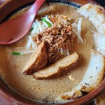 Memba Tado Koro Shouten - 味噌漬け炙りチャーシュー麺(税込1309円)