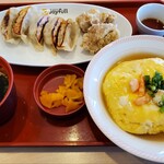 ジョイフル - 天津飯とこだわり餃子定食
