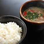 rice and soup